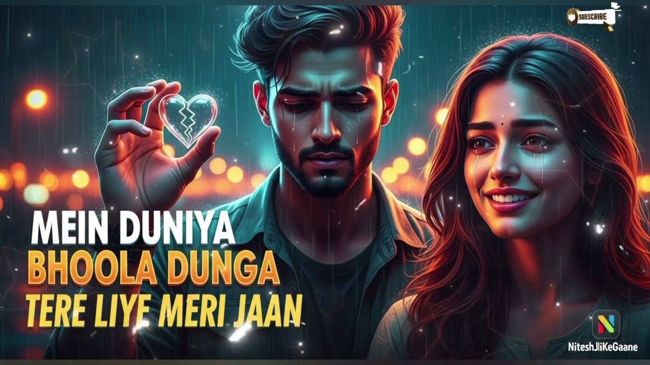 Mein duniya bhoola dunga tere liye meri jaan ❤️‍🩹☠️❤️‍🩹💔💯😉|NiteshJiKeGaane 🌿❤️‍🩹#hearttouchingsong 