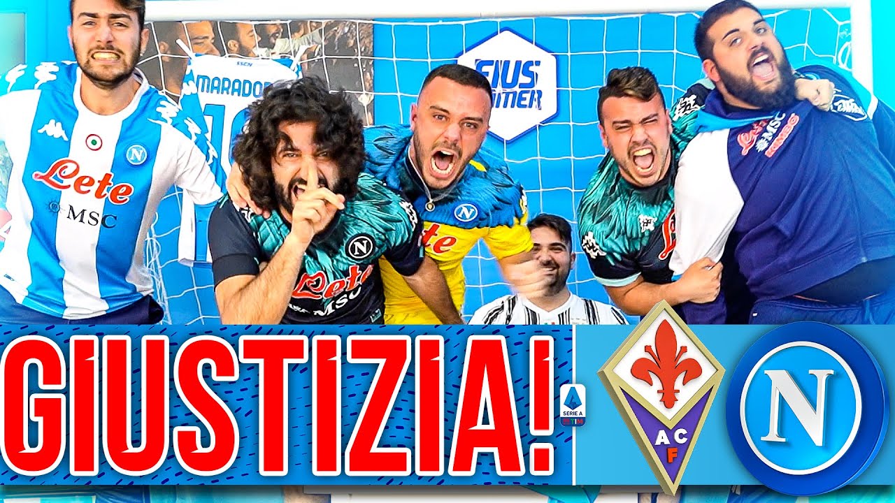 🤫GIUSTIZIA!!! FIORENTINA 0-2 NAPOLI | LIVE REACTION TIFOSI NAPOLETANI HD