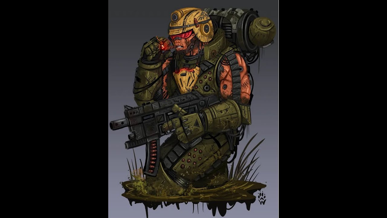 Kitbashing DEATH WORLD SPACE MARINES