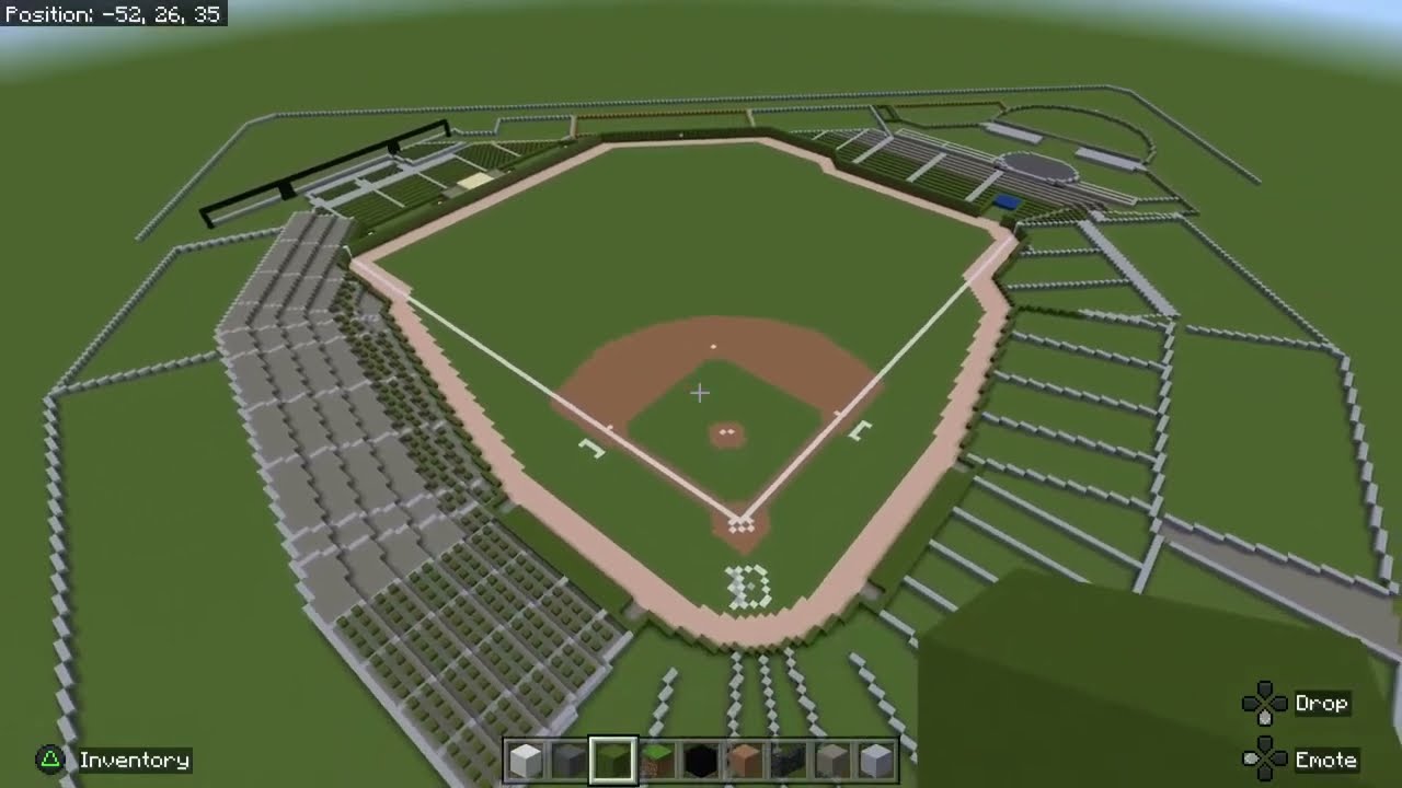 Comerica Park Minecraft The Beginning