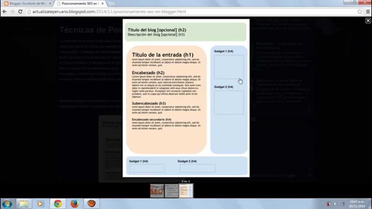 Posicionamiento SEO en blogger