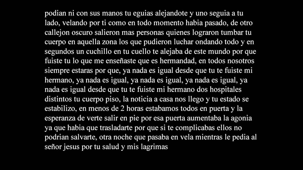 NADA ES IGUAL-  mc killer Letra Lirics