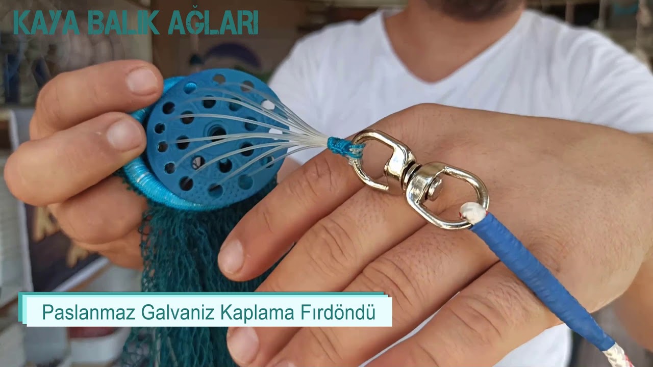 AMERİKAN GÜMÜŞ SERPME AĞ - BÜZMELİ CASTNET SERPME BALIK AVI