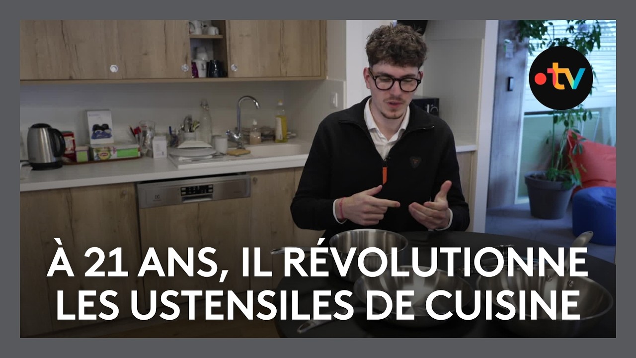 &Agrave; 21 ans, ce jeune entrepreneur aveyronnais se lance dans le commerce d'ustensiles en inox