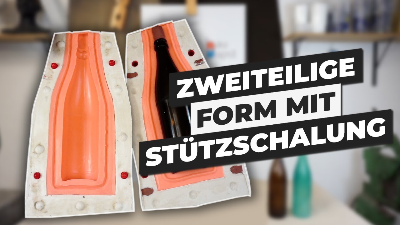[TUTORIAL]  Zweigeteilte Silikonform mit Stützschale
