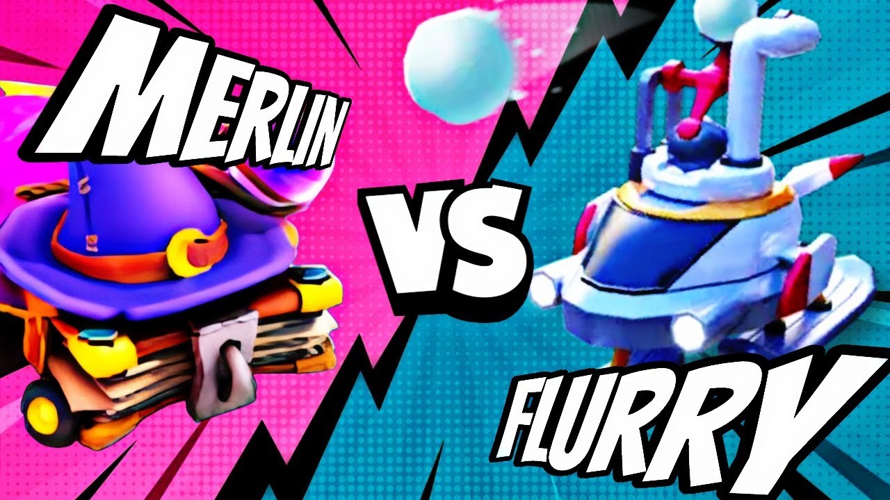 Merlin Vs Flurry | Crash of Cars