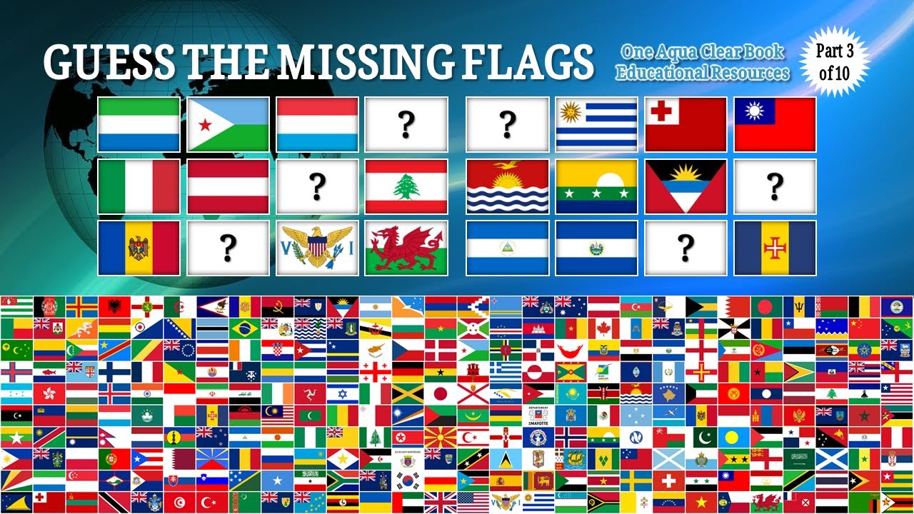 Guess the Missing Flags | Part 3 of 10