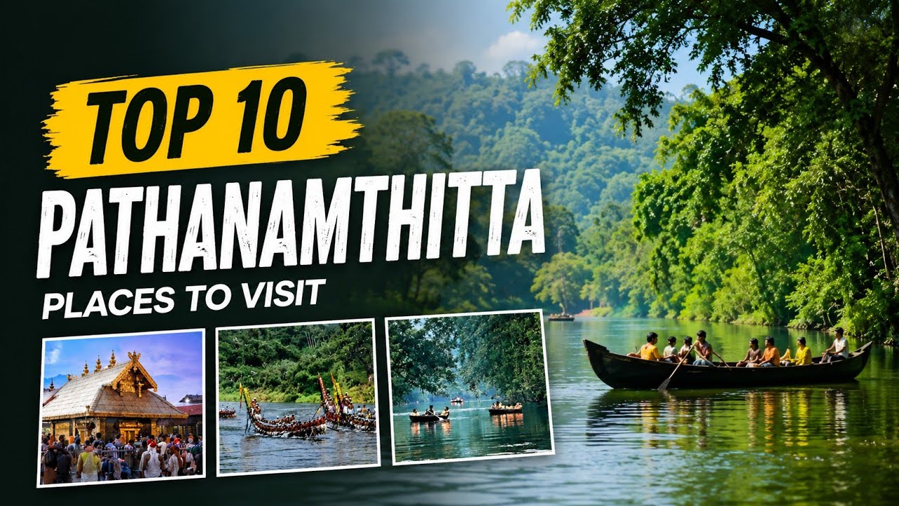 Top 10 best places to visit in Pathanamthitta | Pathanamthitta tourist places | Pathanamthitta tour