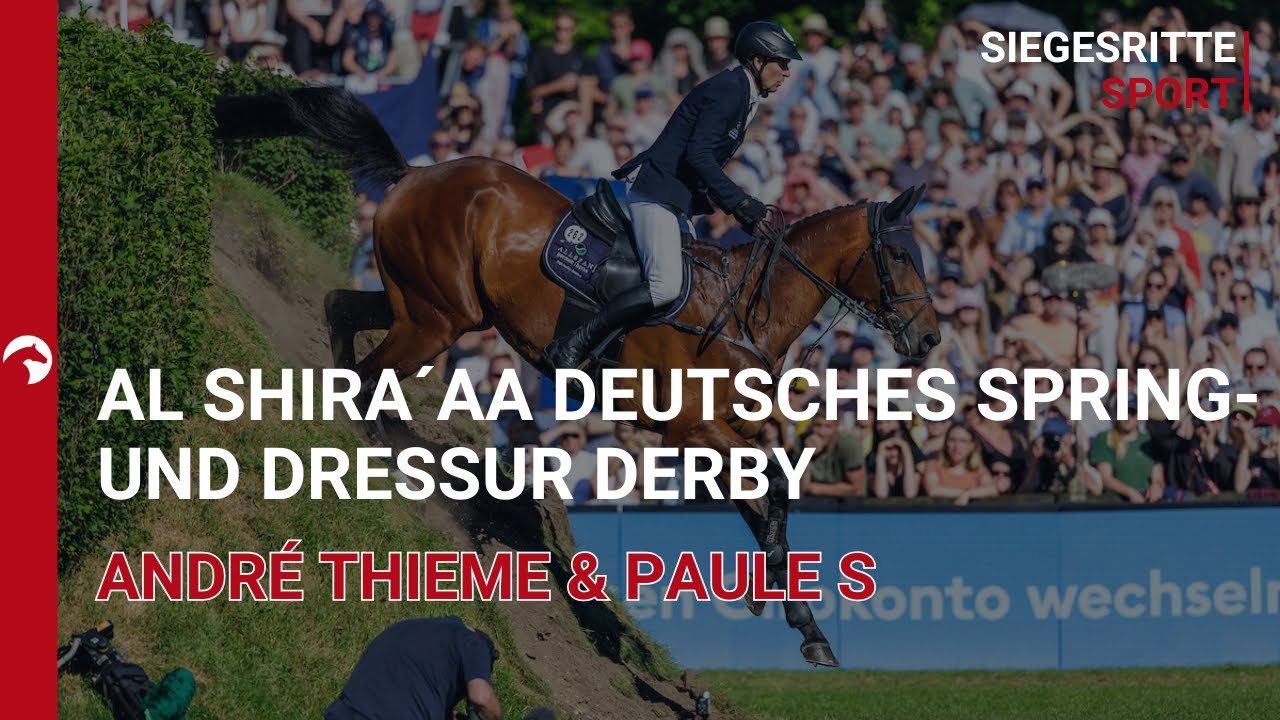 André Thieme und Paule S sind die Sieger im 94. Deutschen Spring-Derby!🏆