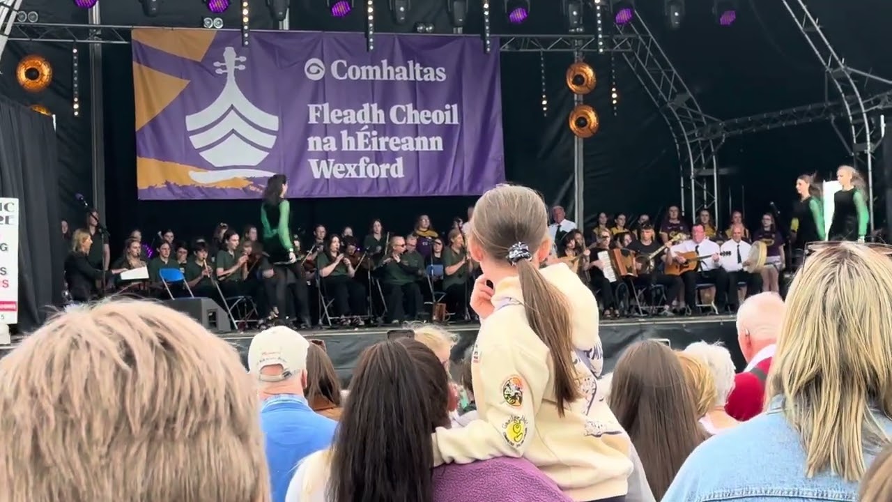 Ferns CCE play on Gig Rig at Wexford Fleadh