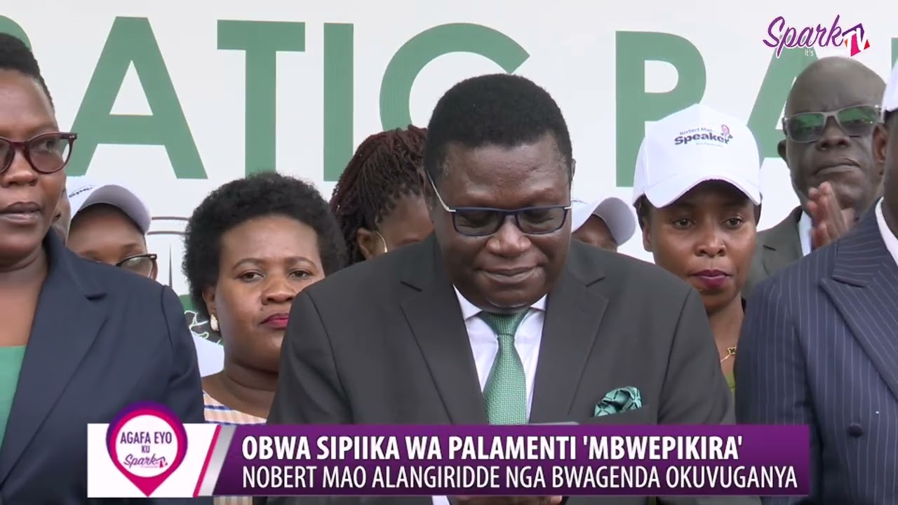 Norbert Mao alangiridde mu butongole nga bwagenda okuvuganya ku bwa sipiika