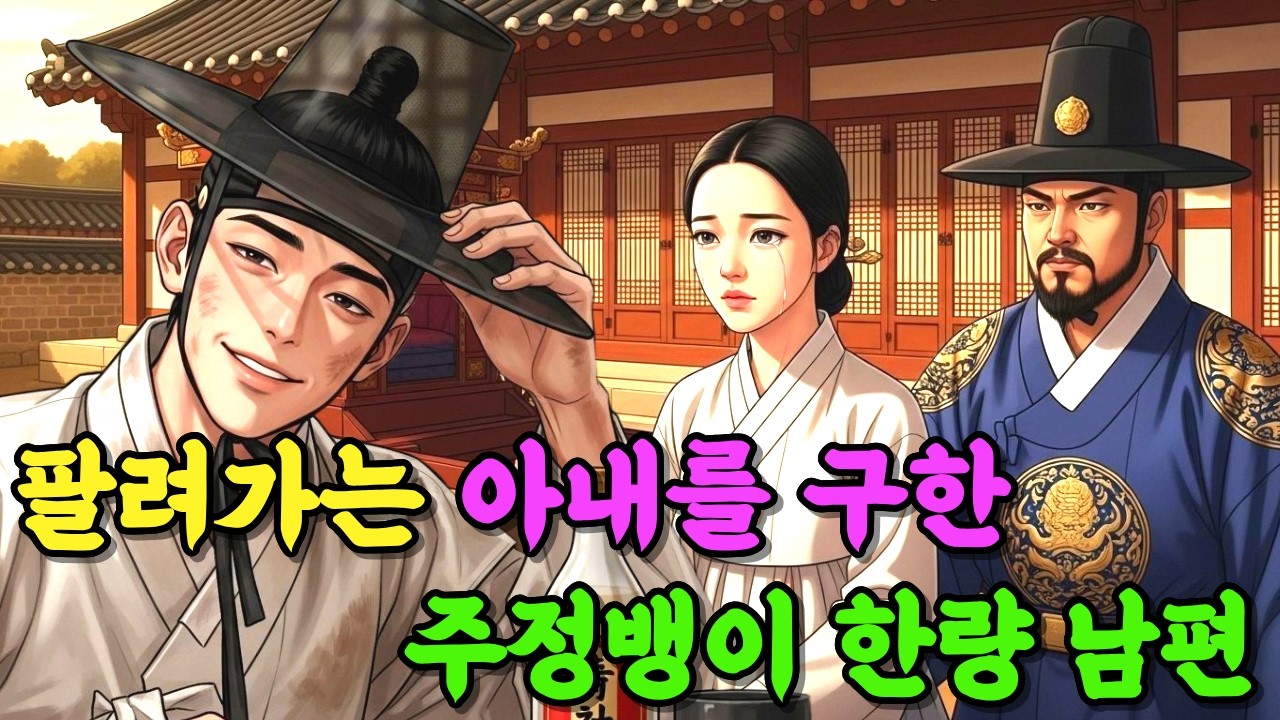 부잣집에 팔려갈 뻔한 아내...주정뱅이 한량 남편의 선택은? ㅣ 오디오북 야담 설화 민담 옛날이야기