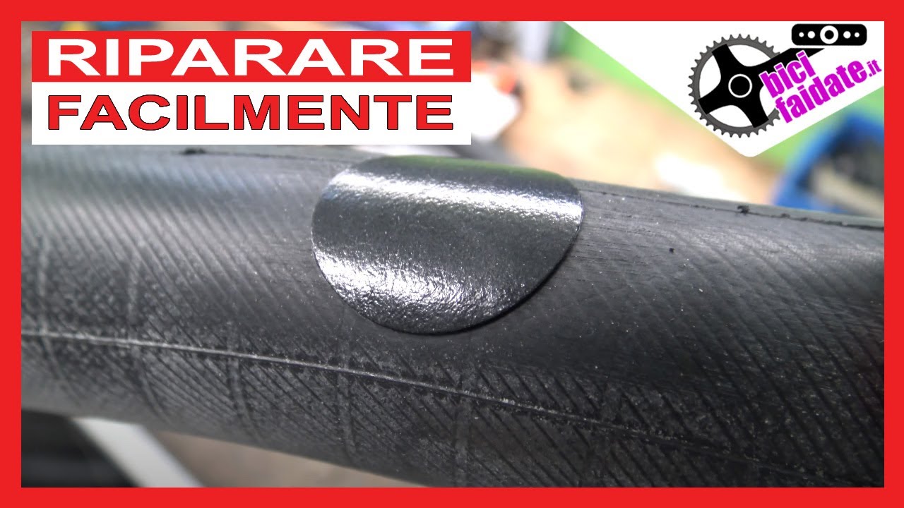 PEZZE AUTOADESIVE PER CAMERE D'ARIA BICI - TUTORIAL
