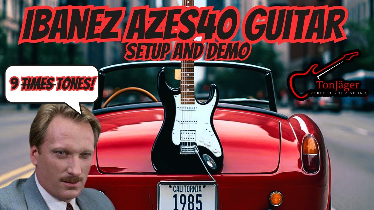 Ibanez AZES40 Guitar - Setup and Demo