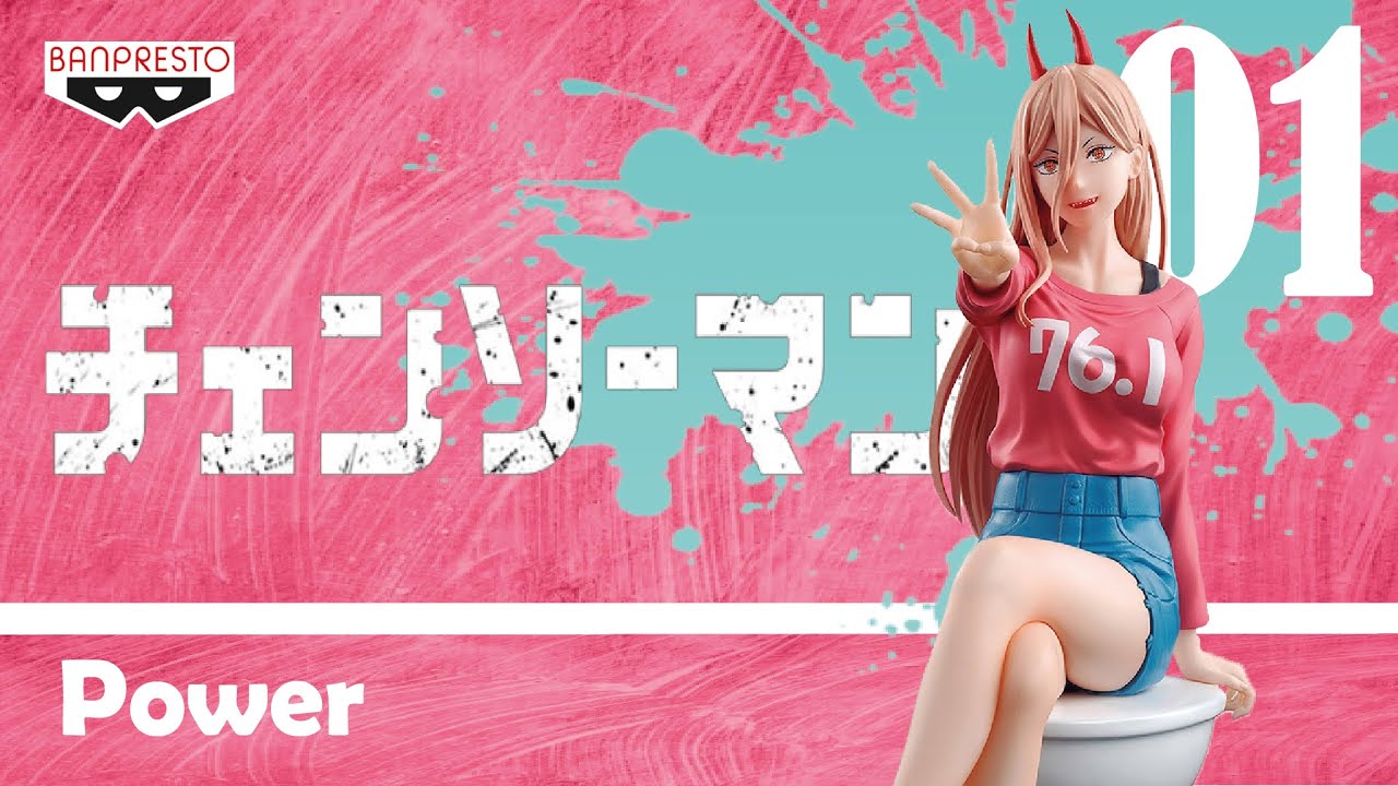 Unboxing de Figura Banpresto - 01 - It Was a Promise, Right? - Power - Chainsaw Man