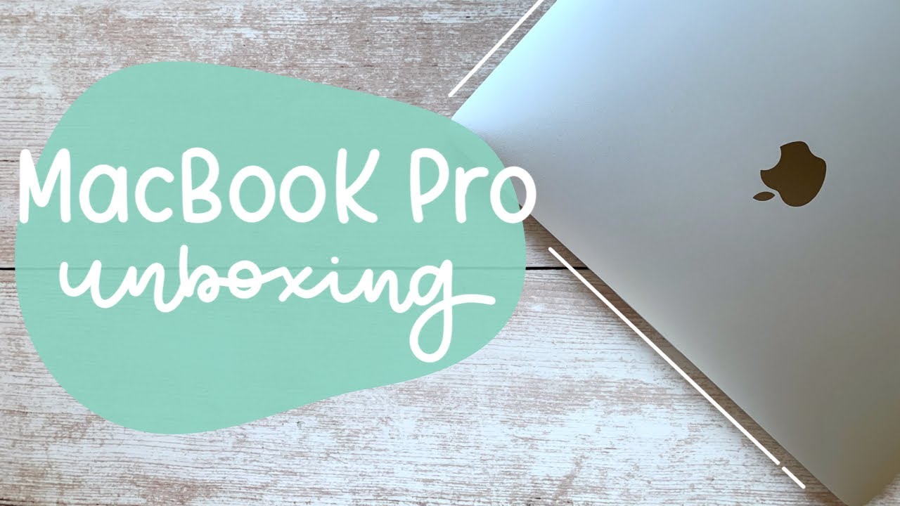 MacBook Pro 2020 13'' M1 (silver) UNBOXING 💻 | BUJOANDCOOKIES