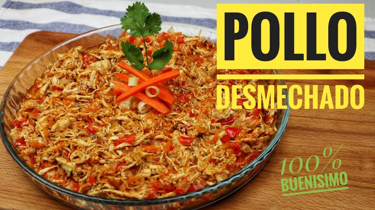 ✅ POLLO DESMECHADO /💯% Riquísimo‼️  Pollo Mechado 💯% Fácil / Recetas Venezolanas