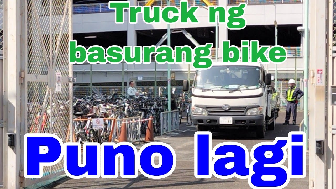 Truck ng basura,puno ng japan bike,Bodega ng basurang bike puede bumili ng bultohan.