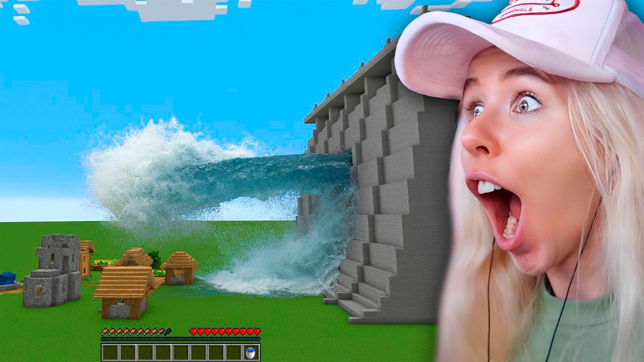 &Uuml;BERLEBT DIESES MINECRAFT DORF DIESEN TSUNAMI?