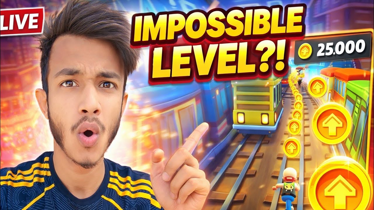 Subway surfers impossible level #trending #viralnow #gameplay