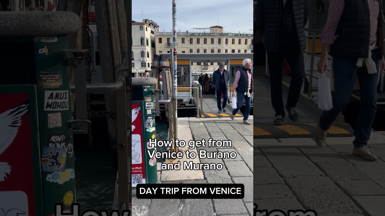 Day Trip to Burano and Murano from Venice (How to Get to Burano and Murano) #venice #burano #murano