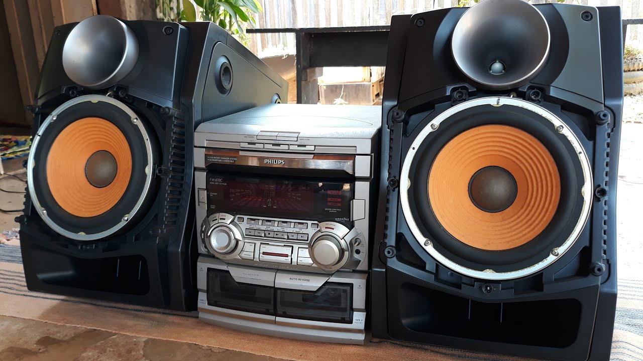 Philips Fw 870c esse é o mais potente de todos os Philips. espancado os falantes do Zux9