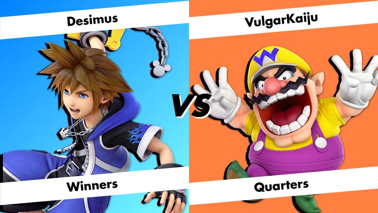 Carmel Clash 6 - Desimus (Sora) vs. VulgarKaiju (Wario) - Winners Quarters