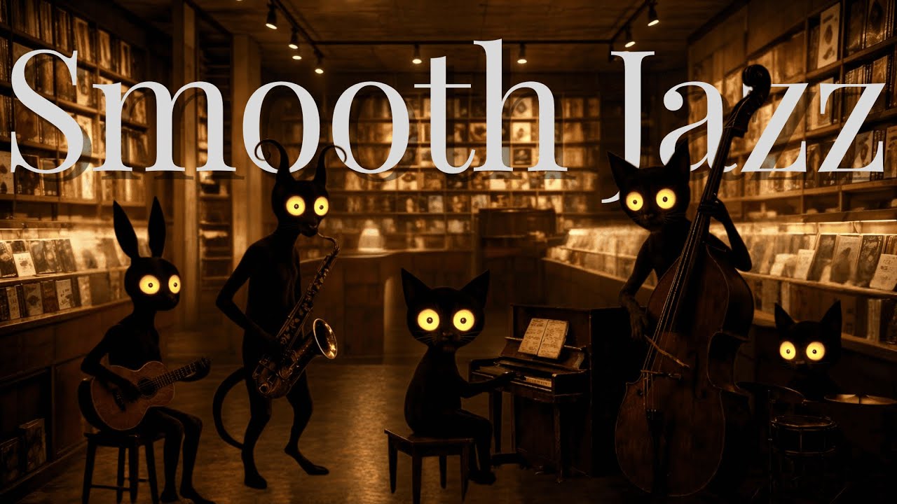 夜のレコードとスムースジャズ｜Smooth Jazz Cats｜作業・読書用BGM