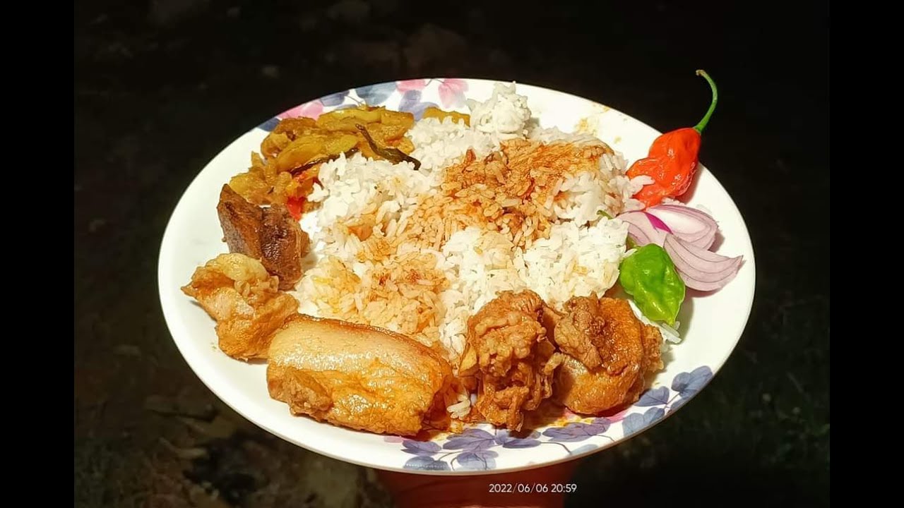 Naga Traditional food home made.