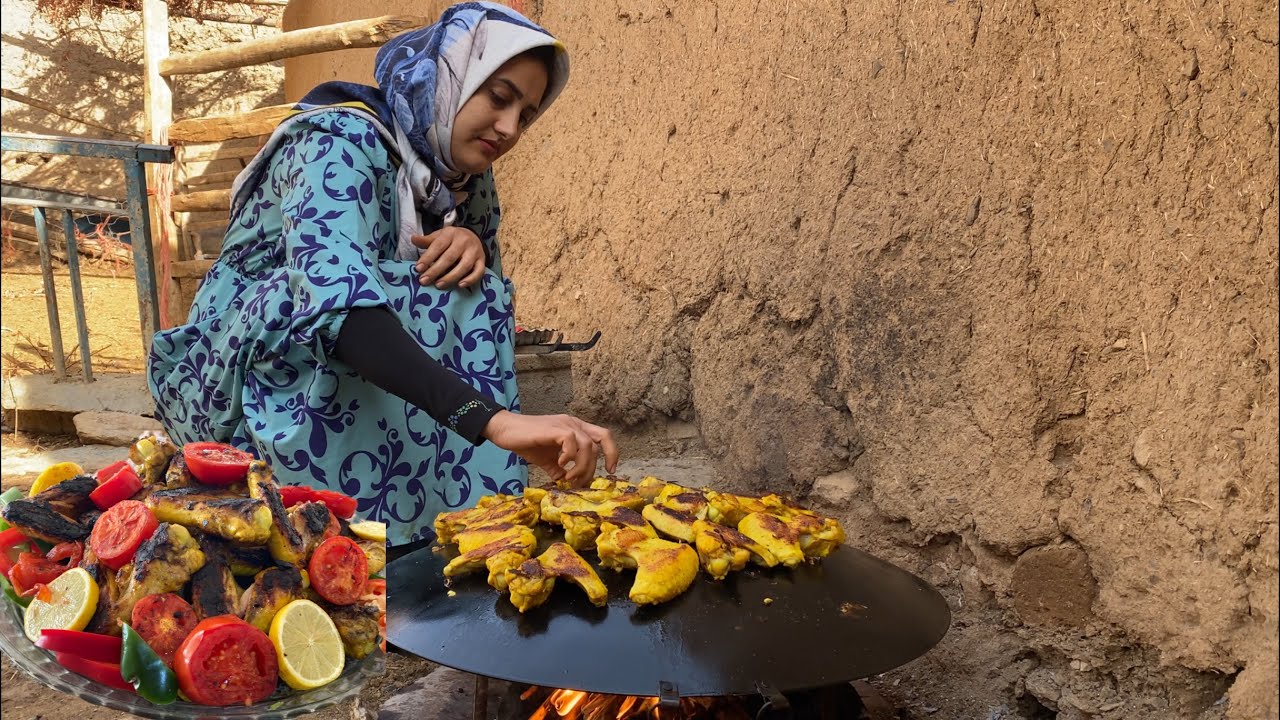Outdoor Cooking: Saj Grilled Chicken wings