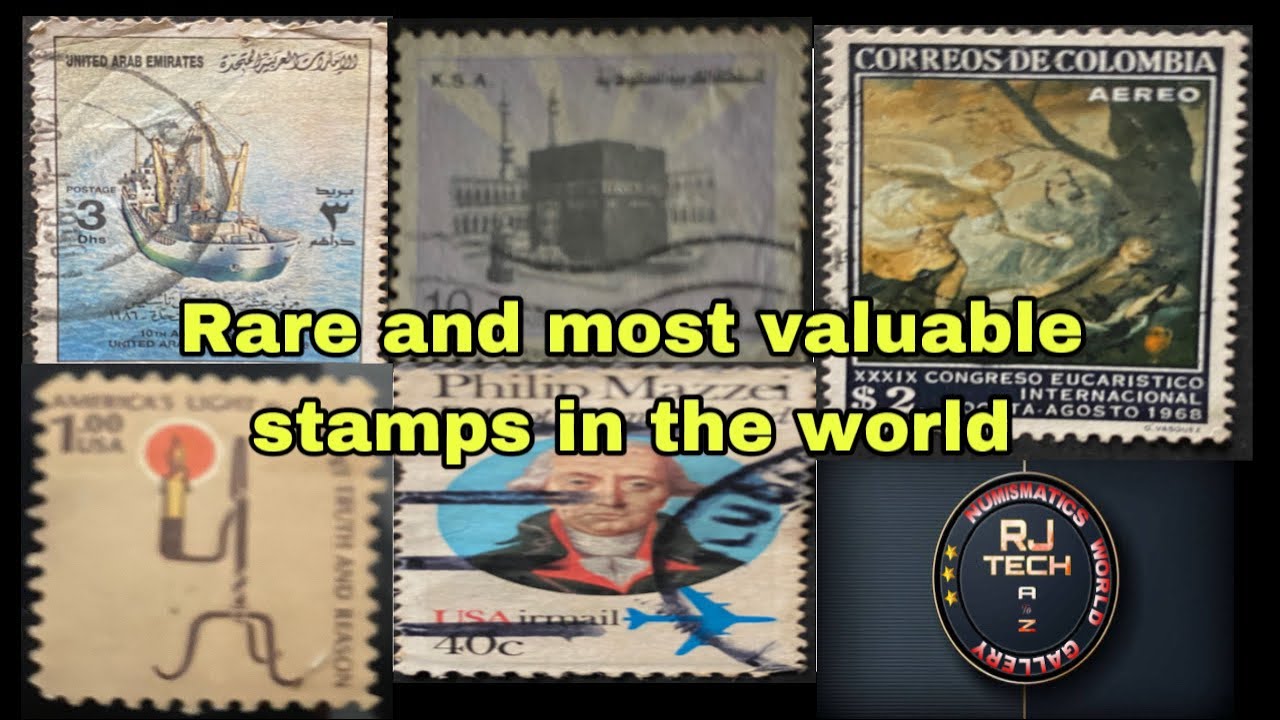 Rare and Most Valuable Stamps In The World | RJ Tech A to Z