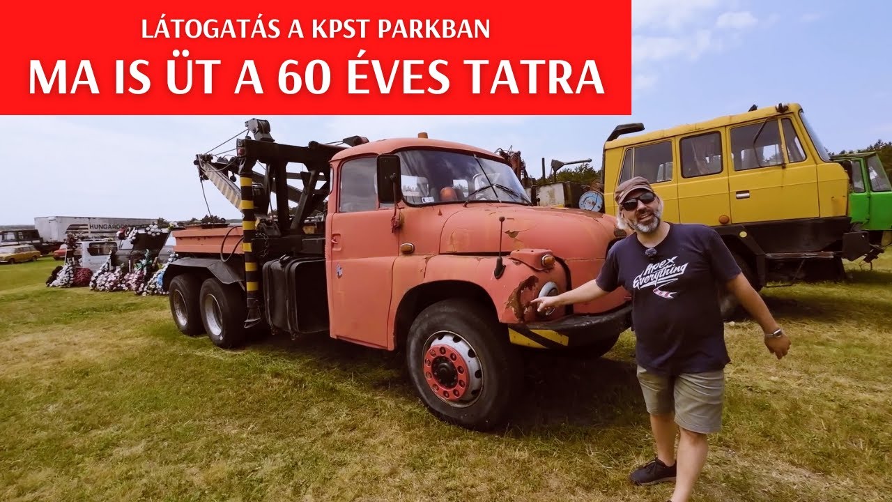#131: Végre vezettem Tatra teherautót - látogatás a KpST parkban 🚛