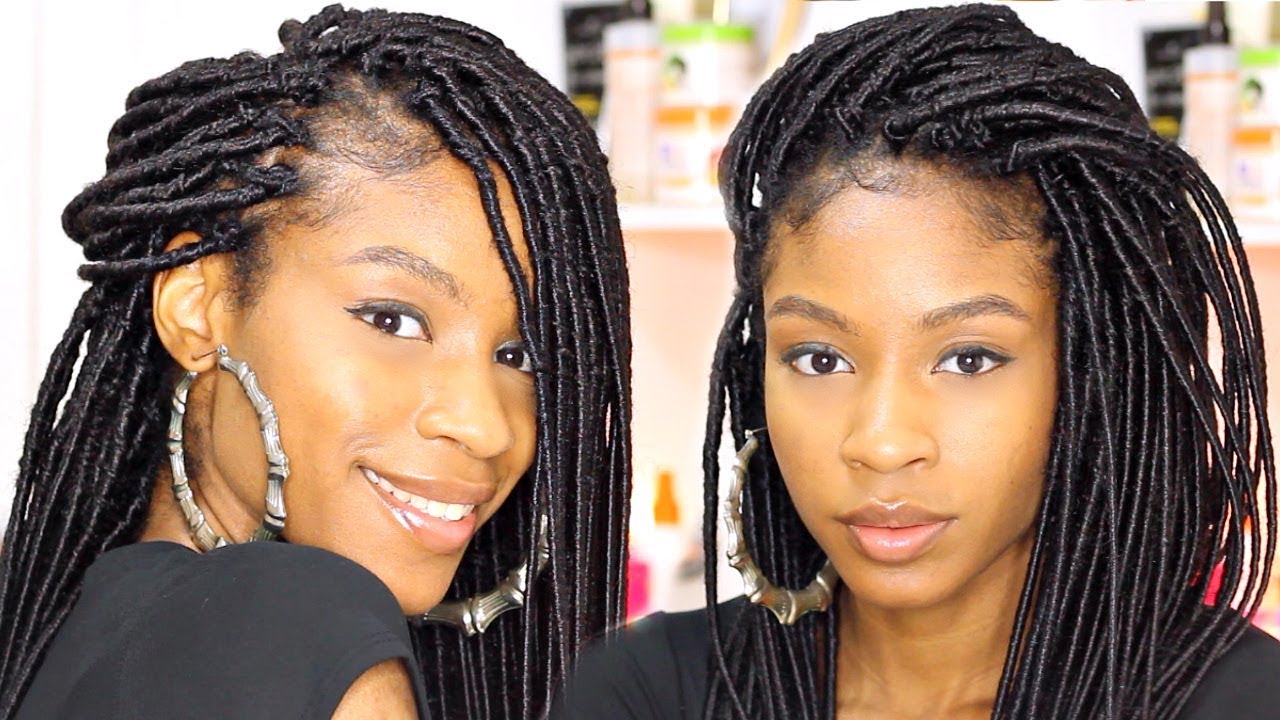Crochet Faux Locs No Cornrows No Wrapping► Natural Hair Protective Styles