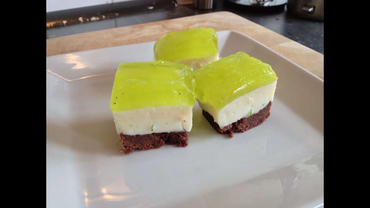 Chocolate Lime Jelly Slice Recipe - MYVIRGINKITCHEN
