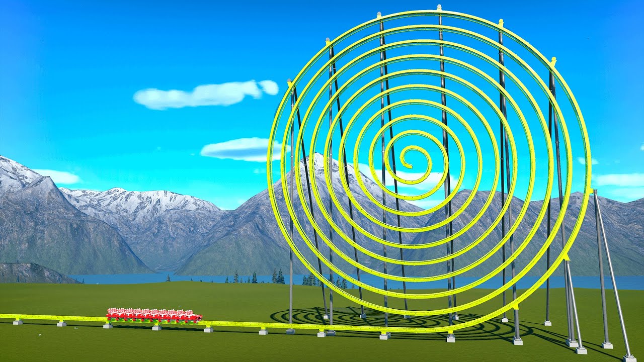 Spiral Loop Roller Coaster – Planet Coaster