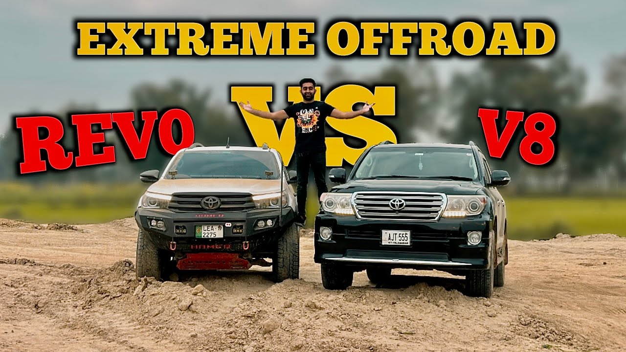 TOYOTA REVO VS LAND CRUISER V8 😍 EXTREME OFFROAD TEST!