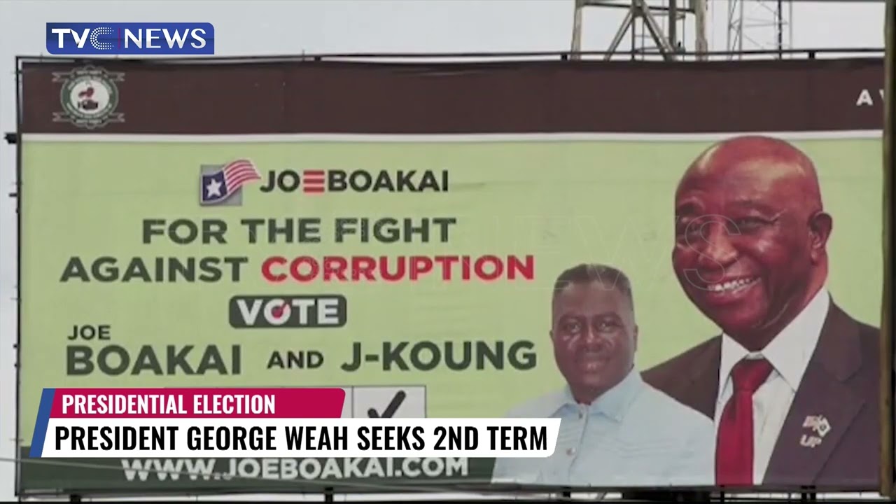 Liberia's President, George Weah, is Seeking for Re-election