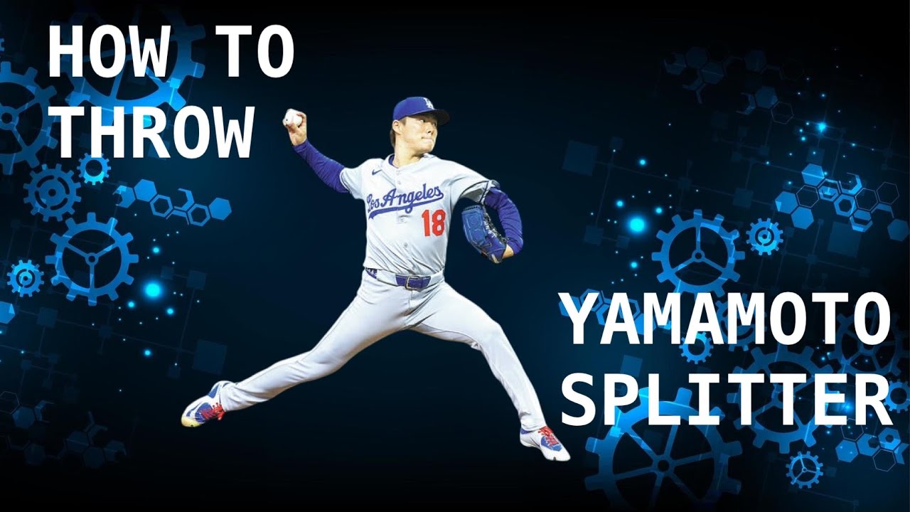 How to Throw a Yamamoto Splitter (Finger Drill, 3D Simulations and Slow Motion Clips)