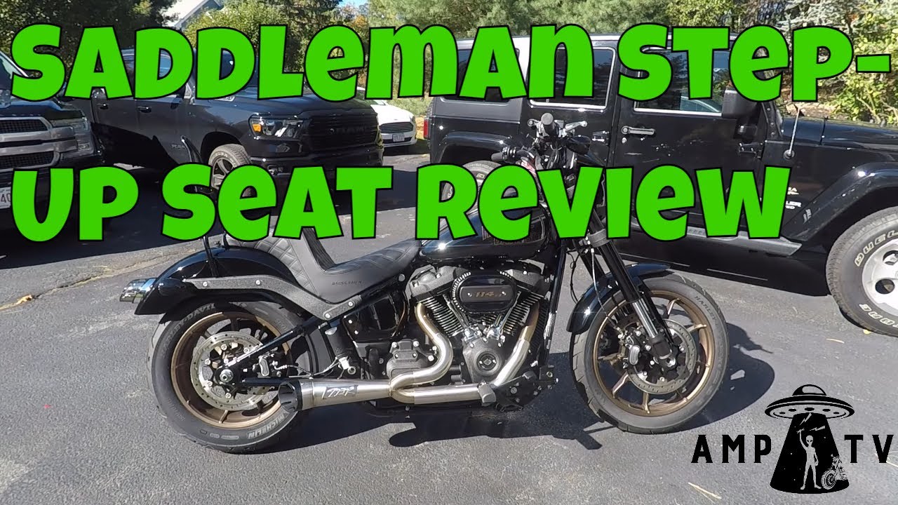 Saddlemen Step-Up seat on a Harley Davidson Low Rider S