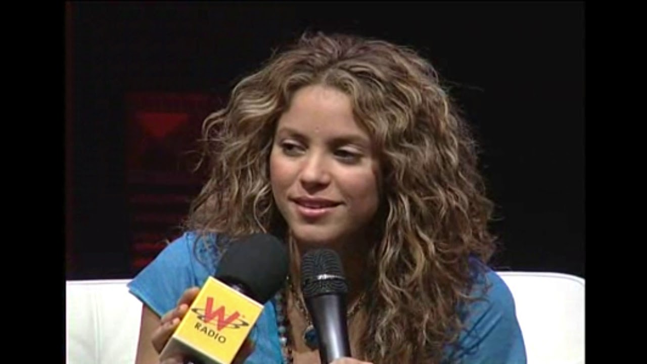 Shakira hablando de su gira 