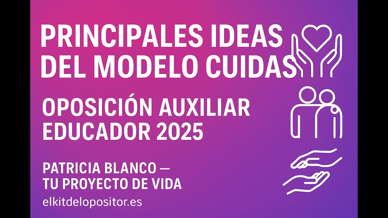 Estrategia Cuidas. Oposiciones auxiliar educador Asturias