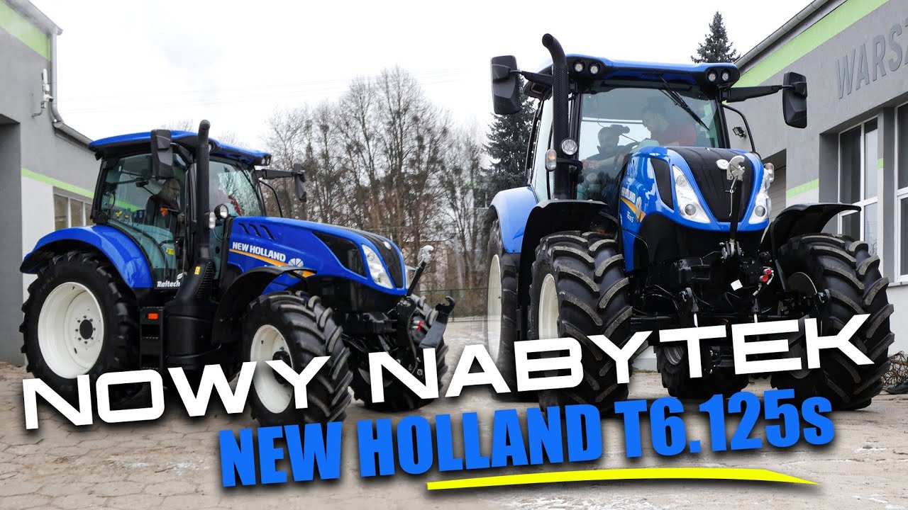 Nowy Nabytek | New Holland T6 | Odbiór nowego ciągnika ZSCKR w Swarożynie | kuba6400