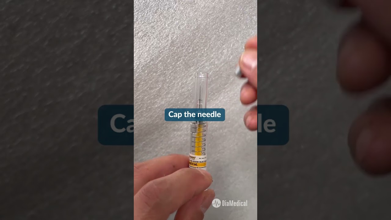 Resetting Enoxaparin Sodium Injections #injection #nurselife #simulationtraining #health