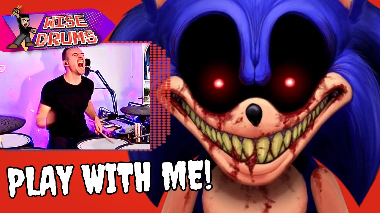 Sonic.exe - Play With Me Drum Cover (Long Version) | WiseDrumsLIVE Highlight