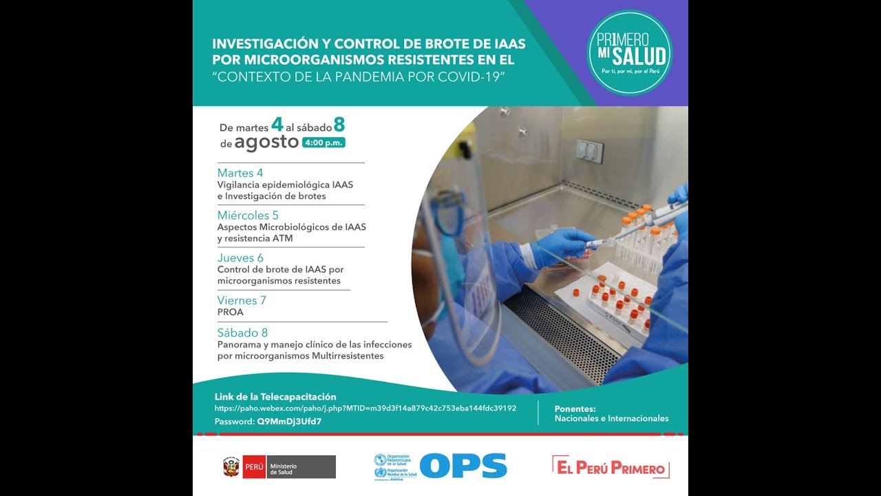 DÍA 1: VIGILANCIA EPIDEMIOLÓGICA DE IAAS E INVESTIGACIÓN DE BROTES POR GÉRMENES