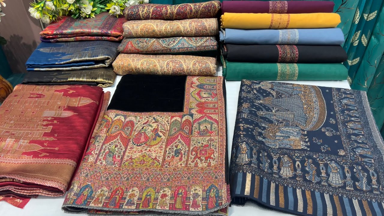 08-Dec-25 | Premium Winter Jamawar  Suits, Shawls & Sarees | WhatsApp for Orders: +91-7051012285