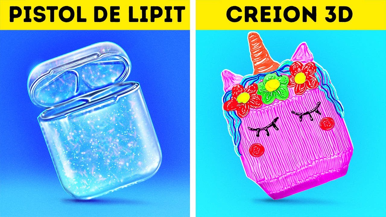 CREION 3D VS. LIPICI CALD || Creații uimitoare cu un creion 3D și lipici cald, marca 123 GO Like!
