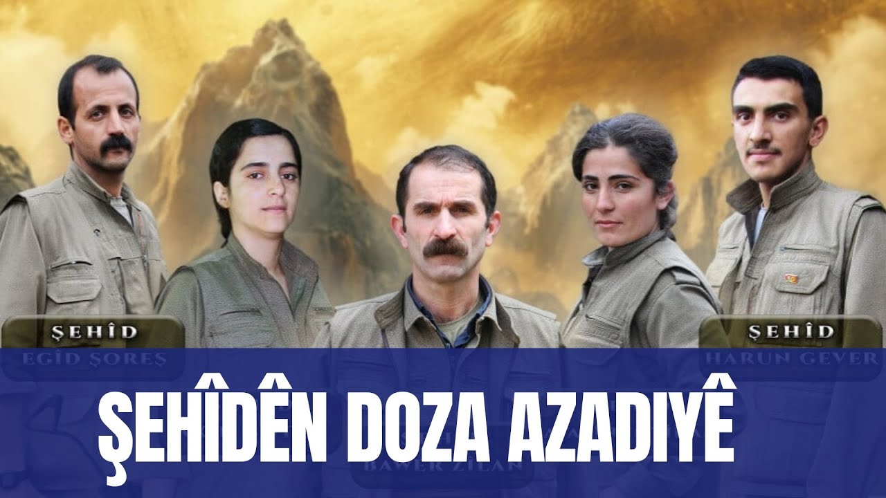 Cangoriyên doza azadiya Kurdistan: Bawer Zîlan, Avaşîn Întîkam, Axîn Botan, Harun Gever û Egîd Şoreş