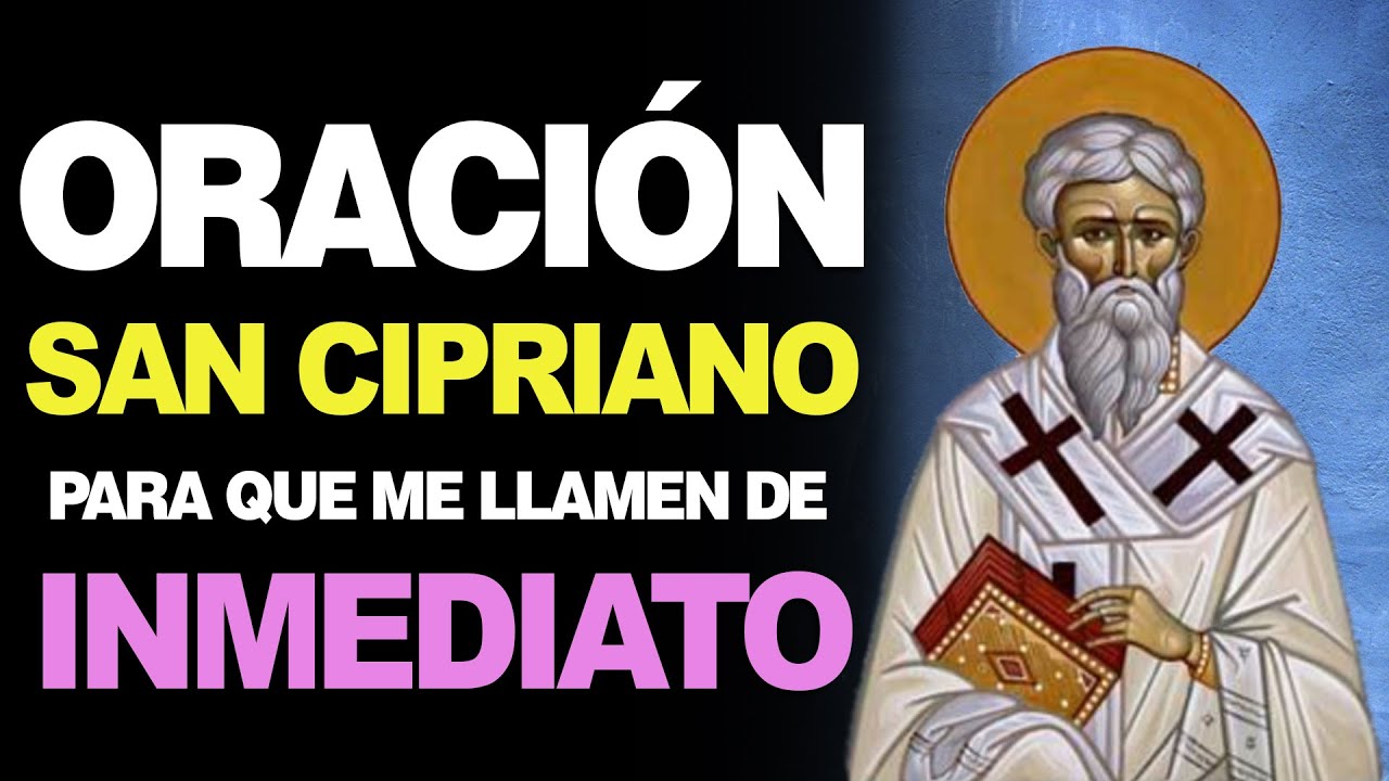 🙏 Oración a San Cipriano para que una Persona ME LLAME DE INMEDIATO ☎️ Te Sorprenderá