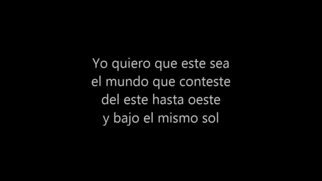 El Mismo Sol - Alvaro Soler LYRICS Official